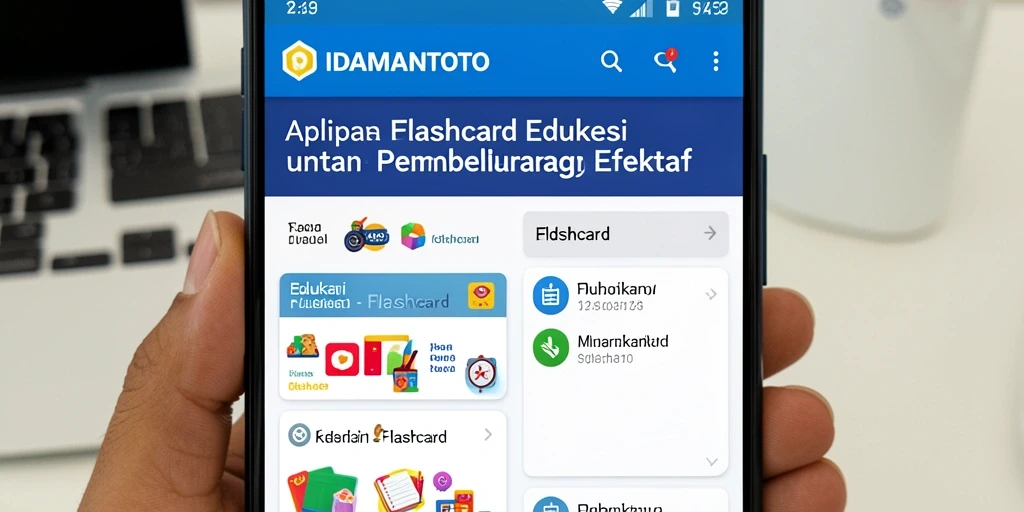 Tampilan antarmuka aplikasi IDAMANTOTO yang interaktif dan menarik.
